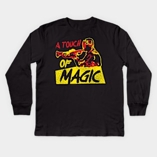 A Touch of Magic - Trumpet Player Kids Long Sleeve T-Shirt